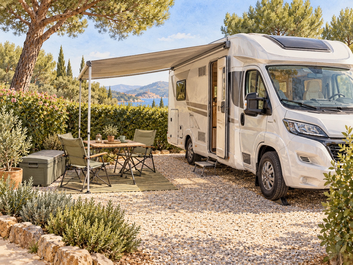 Organización Parcela Autocaravana