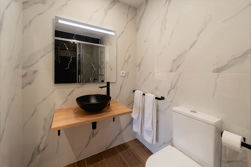 Lavabo de Suite - Camping en Benidorm
